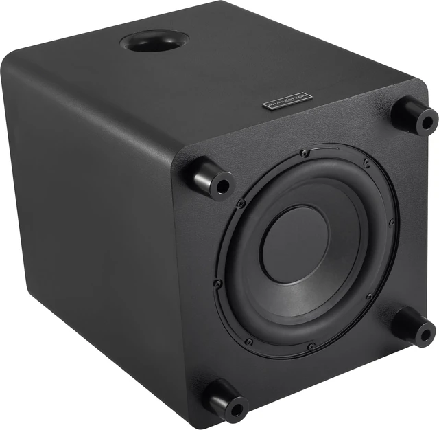 Alt view image 5 of 7 - 8 Inch Passive Subwoofer, 100W Power Heavy Bass Powerful Sound Synthetic Fiber Wood Material, Passive Speaker for Home Theater