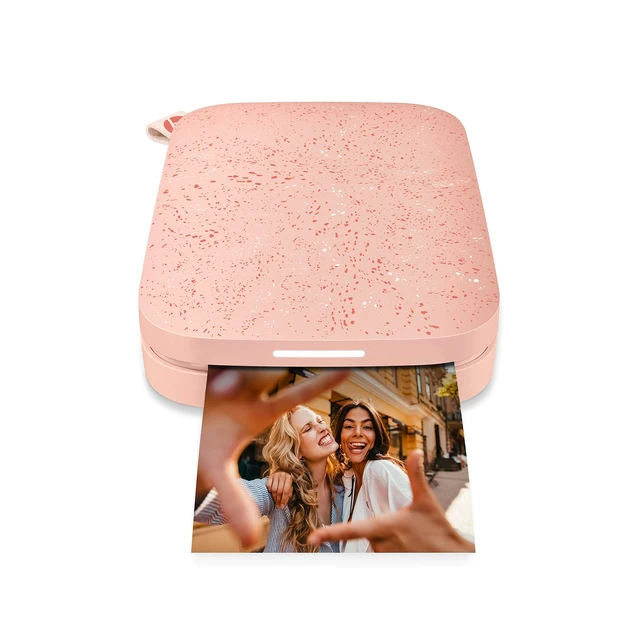 Alt view image 2 of 7 - Sprocket Portable 2x3 Instant Photo Printer (Blush Pink) Fun Scrapbook Bundle