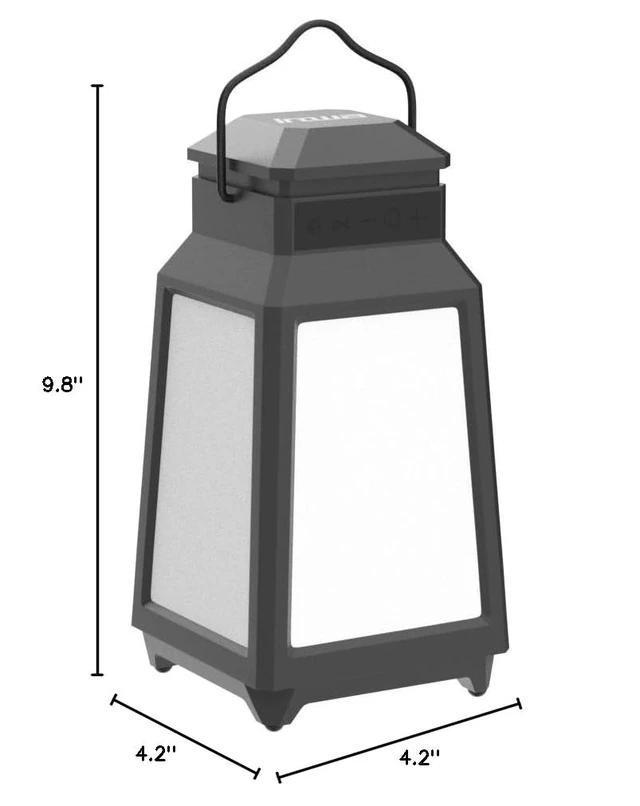 Alt view image 7 of 7 - Outdoor Bluetooth Speakers, Wireless Speaker Sync Up to 100 Speakers, IPX5 Waterproof, Beat-Driven Light Show, Night Light, Compatibility with Phone, Computer, Echo Dot, for Patio, Yard, Pool
