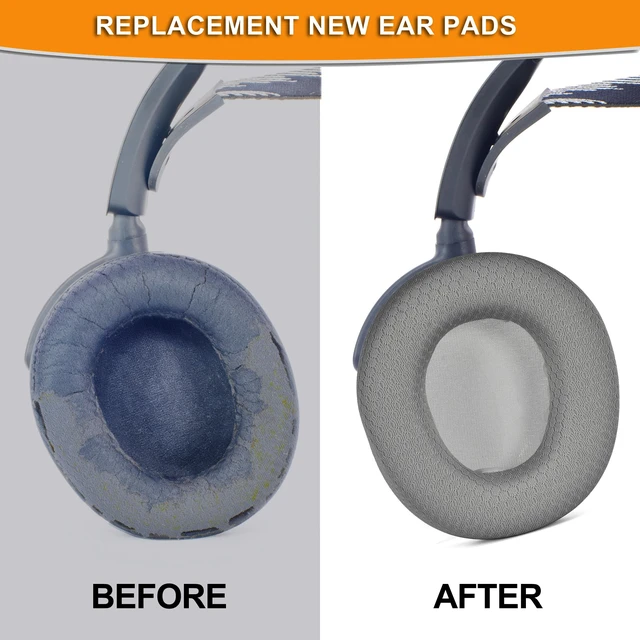 Alt view image 5 of 7 - Mesh Fabric Earpads Replacement Compatible with SteelSeries Arctis Nova Pro Wired, Nova 1/1X/1P/3/3P/3X/4/4P/4X/5/5P/5X/7/7X/7P Headphons,(Do Not Fit Arctis Nova Pro Wireless) (Grey)