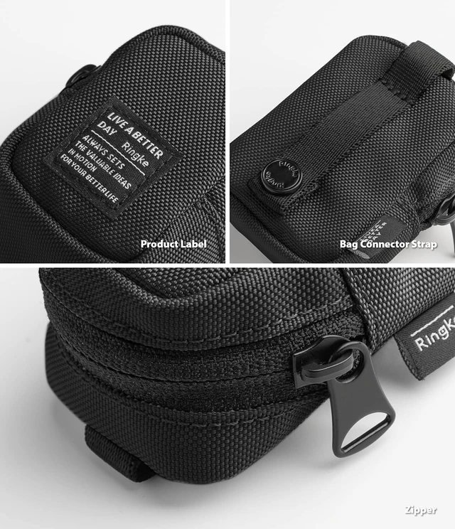 Alt view image 2 of 7 - Mini Pouch Block, Small Bag for Universal Wireless Ear Buds, Durable Waterproof Keychain Backpack Accessories for AirPods Pro 3 & 2 & 1, AirPods 4 & 3 & 2 & 1 Case