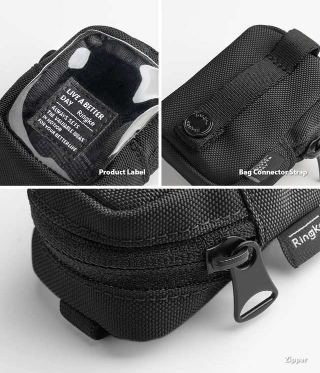 Alt view image 3 of 7 - Mini Pouch Block, Small Bag for Universal Wireless Ear Buds, Durable Waterproof Keychain Backpack Accessories for AirPods Pro 3 & 2 & 1, AirPods 4 & 3 & 2 & 1 Case