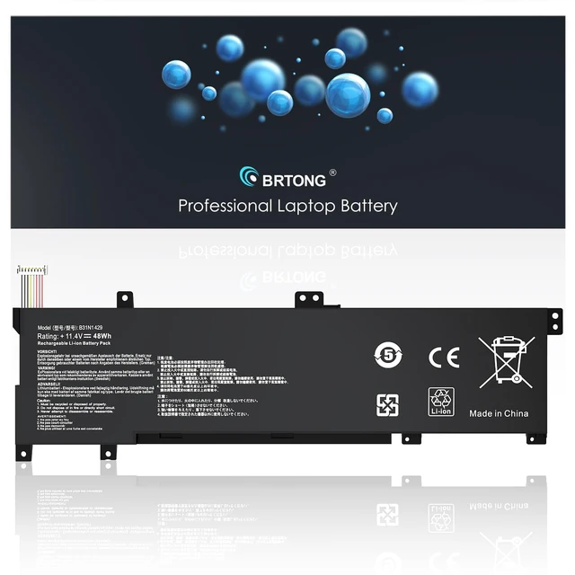 Alt view image 7 of 7 - B31N1429 Laptop Battery Replacement for ASUS A501L A501LB A501LX K501L K501LB K501LX K501LX-NH52 K501U K501UB K501UX K501UW K501UX-AH71 K501LX-NB52 11.4V 48Wh