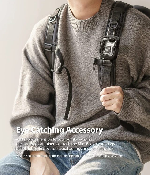 Alt view image 6 of 7 - Mini Pouch Block, Small Bag for Universal Wireless Ear Buds, Durable Waterproof Keychain Backpack Accessories for AirPods Pro 3 & 2 & 1, AirPods 4 & 3 & 2 & 1 Case