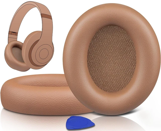 Main image of Replacement Earpads for Beats Studio Pro Wireless Noise Cancelling Headphones, Cushions Ear Pads with Soft Protein Leather, Noise Isolation Foam - Dune
