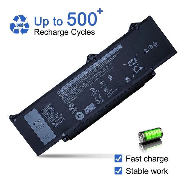 Alt view image 5 of 6 - 54Wh R73TC DR02P Laptop Battery Compatible with Dell Latitude 5540 5450 3440 3340 5340 5440 5540 Precision 3480 3490 3580 3590 inspiron 14 Plus 7441 Series GTG7N 2X1V9 GRWKG KDM9P 11.4V 4623mAh
