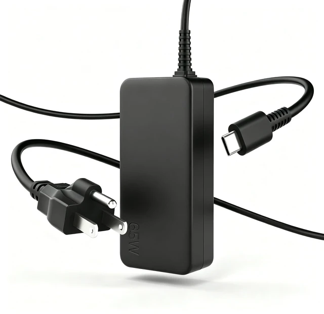 Main image of 65W USB C Charger Compatible with HP EliteBook ProBook Chromebook EliteBook 830/840/860/640/1040 G8-G11; ProBook 440/450/460 G8-G11 Fast Charging AC Adapter