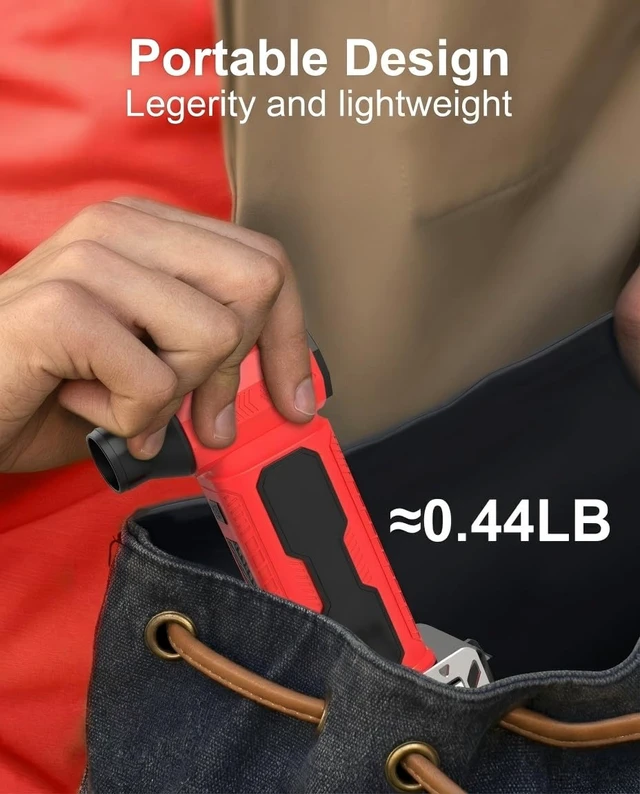 Alt view image 5 of 7 - 130,000RPM 4 Gear Powerful Compressed Air Duster Air Electric (No Battery) Compatible with Milwaukee M18 Battery Cordless Mini Jet Dust Blower, Portable Handheld Brushless for PC Car Home Workshop
