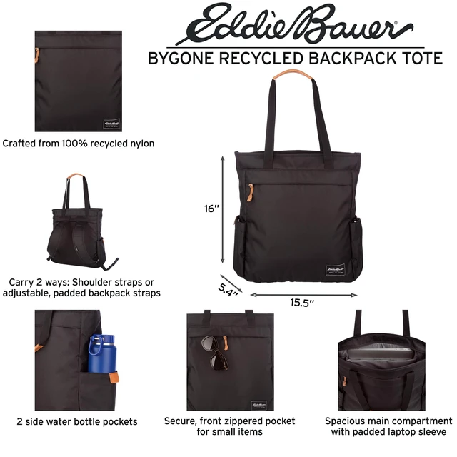 Alt view image 2 of 7 - 30L Bygone Convertible Backpack Tote Travel Gym Work Laptop and Commuter Bag