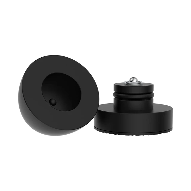 Alt view image 7 of 7 - Audiocrast 4X HiFi Speaker Spikes Stand Feet Pads 30x33mm Isolation Feet, Aluminum Speaker Shock Absorber for Subwoofer Amp Turntables DAC