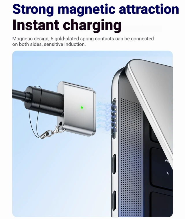 Alt view image 7 of 7 - USB-C to Mags 3 Adapter Compatible with Apple MacBook, MagSafe 3 T-Tip Magnetic Charging Converter (Starlight, Air (M1/M2/M3/M4))