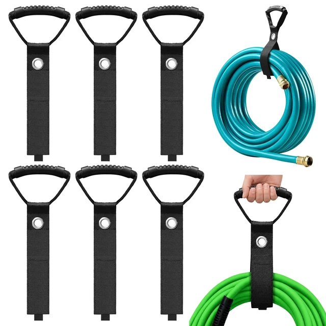 Main image of Extension Cord Holder, 22" Heavy-Duty Storage Straps with 6 Pack Wrap & Hang, Tangle-Fre, Reusable, Adjustable, Hook & Loop, Assorted Sizes, Cable Organizer For Warehouse, Garage, Workshop