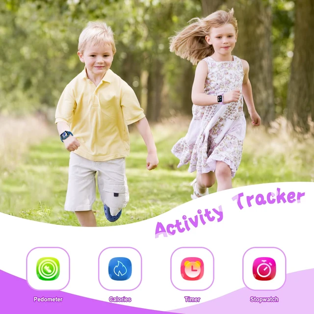 Alt view image 6 of 7 - Smart Watch for Kids, Gift for Girls Age 6-12, 24 Puzzle Games HD Touchscreen Kids Watches with MP3 Music Video Pedometer Flashlight 12/24 hr Educational Toys for 7 8 9 10 Year Old Girl