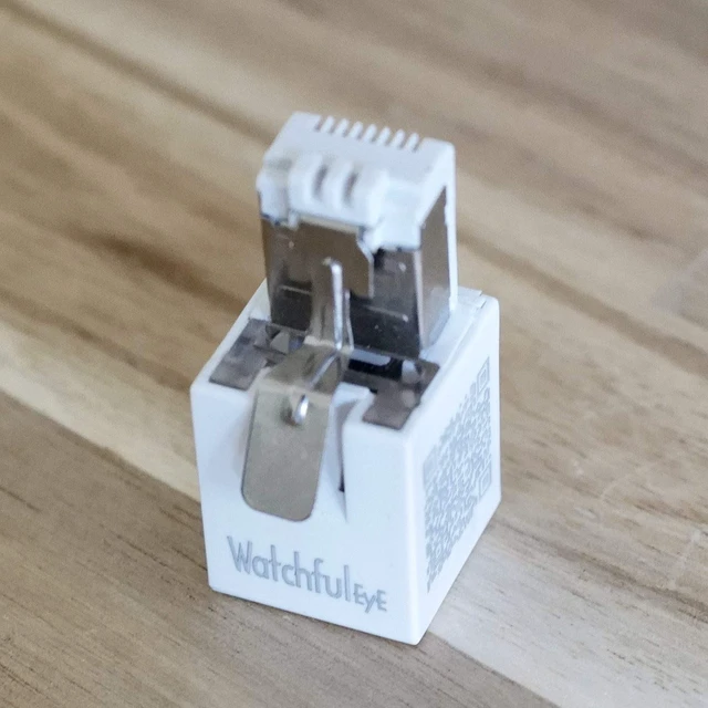 Alt view image 4 of 7 - WTH-SG/RJ45-S Direct in Line Plug-in Ethernet Surge Protector