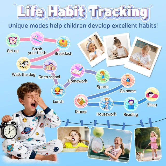 Alt view image 4 of 7 - 4G Kids Smart Watch - Smartwatch for Kids with SIM Card, SOS Call Camera Video Alarm Stopwatch AudioBook Music Games Pedometer Gift Toys for 4-12 Years Old Boys and Girls (Blue)