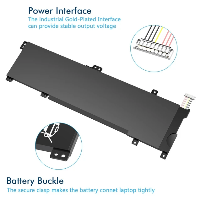 Alt view image 5 of 7 - B31N1429 Laptop Battery Replacement for ASUS A501L A501LB A501LX K501L K501LB K501LX K501LX-NH52 K501U K501UB K501UX K501UW K501UX-AH71 K501LX-NB52 11.4V 48Wh