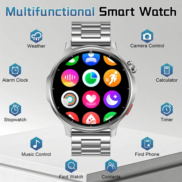 Alt view image 7 of 7 - Military Smart Watch for Men 1000mAh Battery 1.52" HD Screen Answer/Make Calls, IP68 Waterproof, 100+ Sports Modes, Sleep/Health Monitoring, Compatible iOS Android