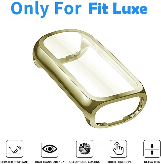 Alt view image 3 of 7 - Elegant Slim Leather Bands Compatible with Fitbit Luxe Strap Wristband, Soft,Bracelet,Replacement,for Fitbit Luxe Fitness and Wellness Tracker,Women