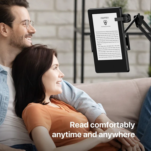 Alt view image 4 of 6 - RF Remote Control Page Turner for Kindle Paperwhite Oasis eReaders Kobo,Camera Video Recording Remote Triggers, Page Turner for ipad Tablets Reading Novels Comics(Black)