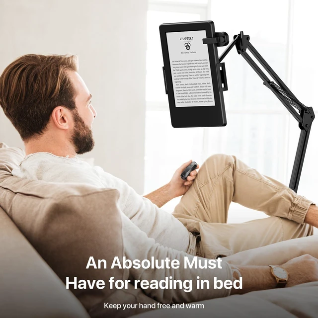 Alt view image 2 of 6 - RF Remote Control Page Turner for Kindle Paperwhite Oasis eReaders Kobo,Camera Video Recording Remote Triggers, Page Turner for ipad Tablets Reading Novels Comics(Black)