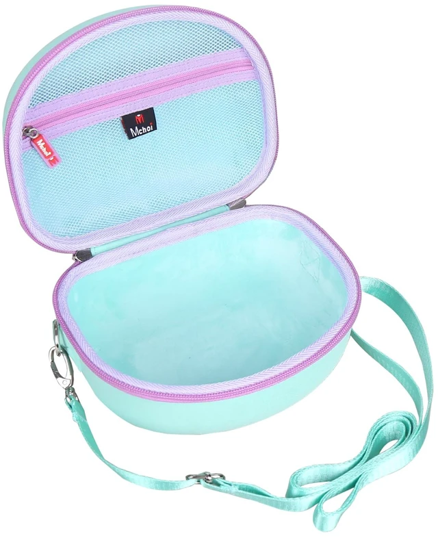 Alt view image 3 of 7 - Hard Carrying Case Suitable for Riwbox/for iClever Bluetooth Wireless Over-Ear Headphones Headset for Kids Travel Protective Case, Case Only (Teal)