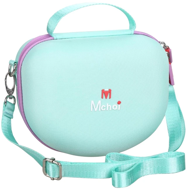 Alt view image 4 of 7 - Hard Carrying Case Suitable for Riwbox/for iClever Bluetooth Wireless Over-Ear Headphones Headset for Kids Travel Protective Case, Case Only (Teal)