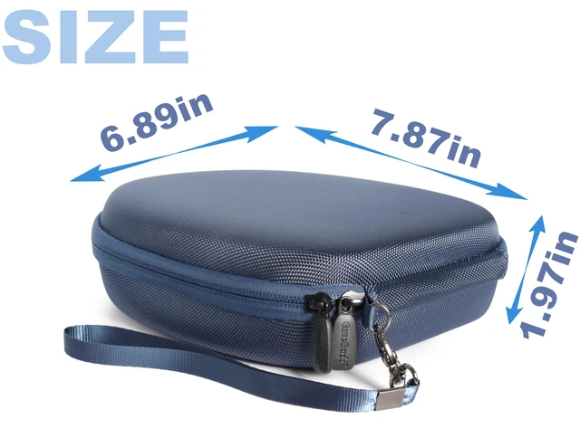Alt view image 5 of 5 - Replacement Case for Bose QuietComfort Bluetooth Headphones with Microphone, QuietComfort 45, 35, 35 II (Blue)- Note: Bose Headphone May Already Includes a case!