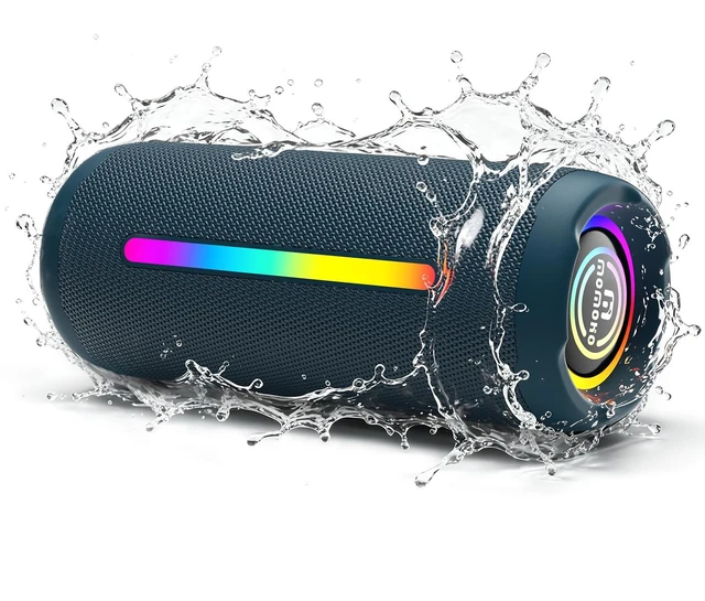 Main image of Portable Bluetooth Speaker, IPX7 Waterproof Wireless Speaker, 30W Loud Stereo Sound with Deep Bass, Bluetooth 5.4, EQ Mode for Home/Outdoor/Travel, Birthday Gifts for Adults Men Women Teen (Blue)
