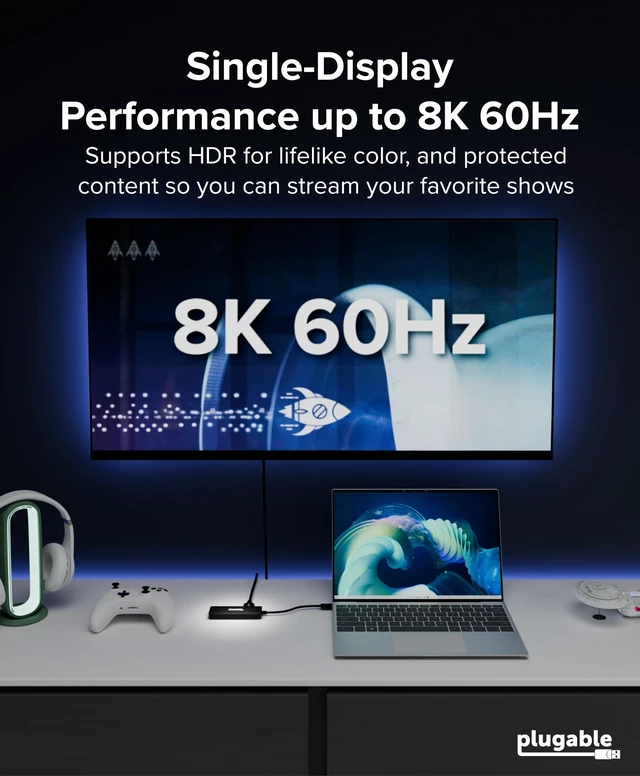 Alt view image 5 of 7 - USB C to HDMI Multi Monitor Adapter, Triple 4K60 Displays, MST Hub for Windows, Chrome OS, USB-C, Thunderbolt, USB4 Laptops Multi HDMI Ports, HDR & HDCP Compliant, Driverless (USBC-MSTH3)