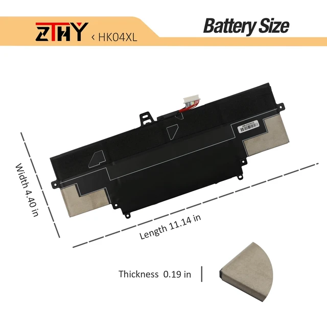 Alt view image 7 of 7 - 54Wh HK04XL Laptop Battery Replacement for HP EliteBook X360 1030 G7 G8 For EliteBook X360 1040 G7 G8 Series L82391-005 HK04054XL L82391-007 L82391-006 HSTNN-IB9H L79376-1B1 L79376-1B2 7.7V 6669mAh