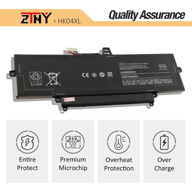 Alt view image 5 of 7 - 54Wh HK04XL Laptop Battery Replacement for HP EliteBook X360 1030 G7 G8 For EliteBook X360 1040 G7 G8 Series L82391-005 HK04054XL L82391-007 L82391-006 HSTNN-IB9H L79376-1B1 L79376-1B2 7.7V 6669mAh