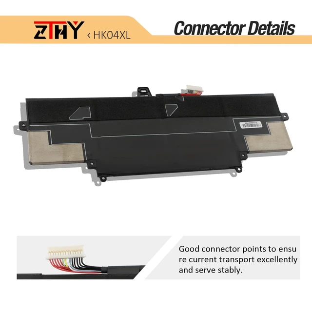 Alt view image 4 of 7 - 54Wh HK04XL Laptop Battery Replacement for HP EliteBook X360 1030 G7 G8 For EliteBook X360 1040 G7 G8 Series L82391-005 HK04054XL L82391-007 L82391-006 HSTNN-IB9H L79376-1B1 L79376-1B2 7.7V 6669mAh