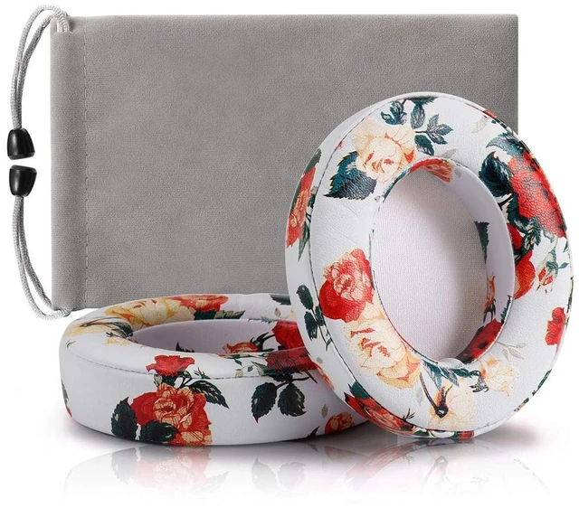 Main image of Replacement Ear Cushion Pads Cover Compatible with Beats Studio 2.0 and Studio 3.0 Over Ear Headphones 1 Pair(Floral White)