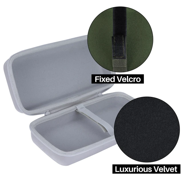 Alt view image 4 of 7 - Storage Case Compatible with Sony ULT Field 3 Portable Speaker Lightweight & Carry, Dustproof Storage, Travel Friendly, Portable for Daily Use, Forest Gray Case