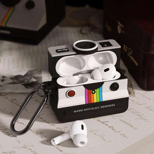 Alt view image 6 of 7 - Case for Apple AirPods Pro 2 Cases with Camera Cover Compatible Anti-Drop Silicone Cover AirPods Pro Accessories Kit Cleaning Tools for Earbuds Keychain Earphone Cases (White, Airpods Pro 2/1 Case)