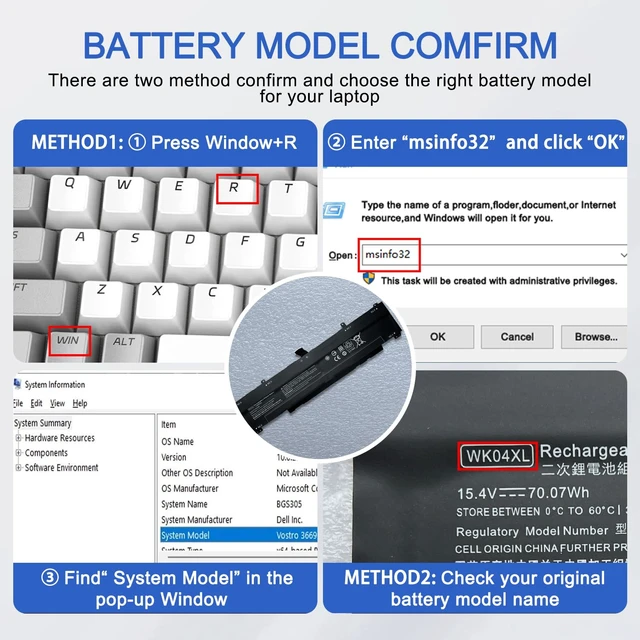 Alt view image 4 of 6 - WK04XL 70.07Wh Laptop Battery Compatible with HP Victus 16-e 16-E0002SL 16-d 15-f 16-D0023DX 16-D1113TX 16-D0000NC 16-D0001UR OMEN 16-b 16-c Series HSTNN-WB0B M38822-1D1 HSTNN-IB9V HSTNN-OB2C 15.4V