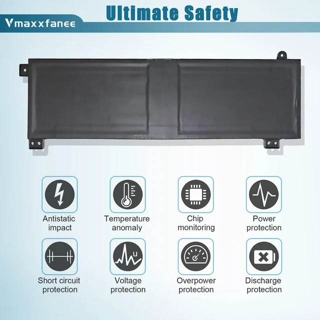 Alt view image 4 of 6 - 56Wh C41N2010 Laptop Battery Replacement for Asus ROG Strix G17 G713QE/ ROG Strix G15 G513IC G513IH G513QC G513QE Series 4ICP4/63/103 0B200-03890000 0B20003890000 4-Cell 15.48V