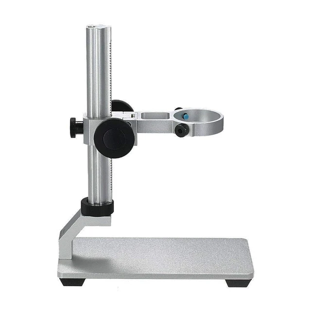 Alt view image 2 of 7 - Aluminum Alloy Stand Holder for USB/Wi-Fi Digital Microscope, Universal Diameter Metal Mount with Microscope Carrying Case