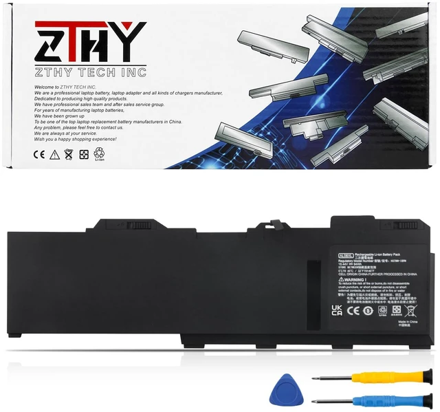 Main image of 94Wh AL08XL Laptop Battery Replacement for HP ZBook Fury 15 G7 G8 Series Fury 17 G7 G8 Mobile Workstation Series AL08094XL L86212-001 HSTNN-OB1S HSTNN-IB9N L86155-AC1 L86155-1C1 L86212-001 15.44V