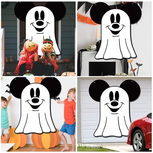 Alt view image 5 of 6 - Halloween Trunk or Treat Decorations,Mouse Theme Ghost Trunk or Treat Backdrop for Halloween Car SUV Truck Garage Door Archway Decorations