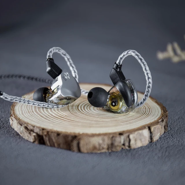 Alt view image 7 of 7 - CCZ DC02 In Ear Earbud,IEM Earphone,Dual Magnetic Circuit DD HIFI Earbuds Professional Hifi Earphone,Stereo Sound Earbuds,Crystal Clear Sound Earphones,CCZ In Ear Monitor for System (Silver,No MIC)
