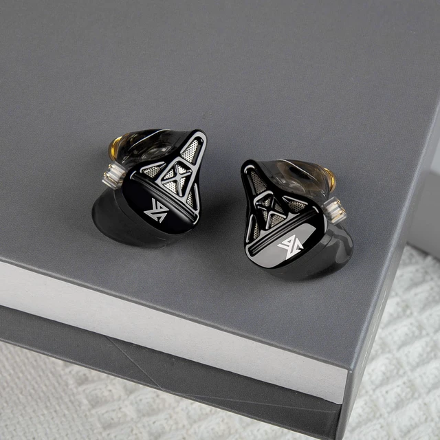Alt view image 4 of 5 - Wired Headphone,KZ DQS HiFi Dynamic Drivers IEM Earphone,KZ Gaming Earbuds Headphones Bass 2pin 3.5mm Sports Music Game in Ear Monitor Headphone for System Singers (Black, No Mic)