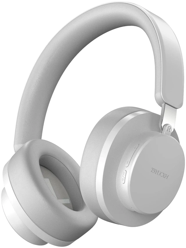 Main image of Noise Cancelling Headphones Wireless Bluetooth, Over Ear Headphone Bluetooth with Microphone, Cancelling Wireless Headphones Over Ear, 65h Playtime, Clear Calls, Comfort Fit for Travel (Grey)