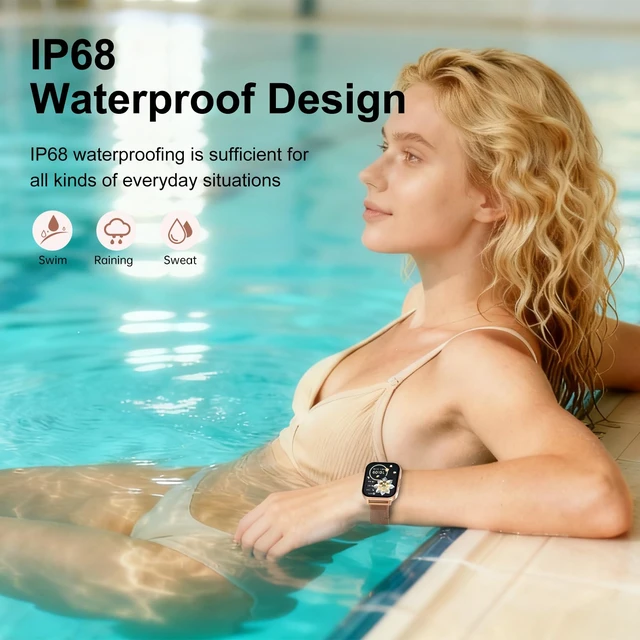 Alt view image 7 of 7 - Smart Watches for Women, 1000mAh Battery lasts 20 days, 1.85"HD Smart Watch (Answer/Make Calls) Heart Rate/Sleep Monitoring, 130+ Sports Modes Activity Trackers, Fitness Watch for iOS Android
