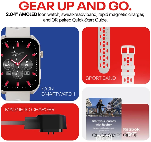 Alt view image 5 of 7 - Icon Smartwatch with 2.04 Inch AMOLED Display, GPS, Victory Gold Tracks 80+ Sport Modes with 24/7 Heart Rate, Sleep and Stress, Bluetooth Calling, Music Control, 10 Day Battery