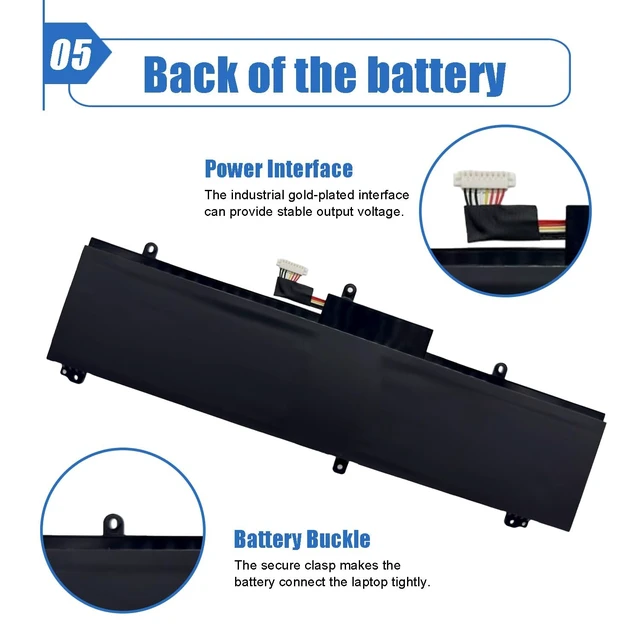 Alt view image 5 of 5 - 76Wh C41N1837 Laptop Battery for ASUS ROG Zephyrus GA502 GA502D GA502DU GA502GU GA502IV GU502 GU502GV GU502LU GU502LW GU502LV GX502LXS GX502GW GU532 GU532GU GU532GV GX532GV Series 0B200-03380100