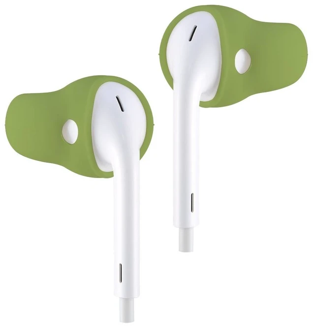 Main image of ACOUS Design Purest Earbuds Covers Anti-Slip Sport Covers Compatible with Apple EarPods and AirPods (Olive Gray)