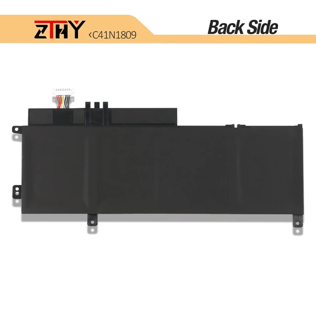 Alt view image 6 of 7 - C41N1809 Laptop Battery Replacement for Asus Zenbook Flip 15 UX562 UX562FN UX562FD UX562FDX UX562FN Q536F Q536FD Q536FD-BI7T15 UX562FD-A1054T UX562FDX-EZ015T Series 0B200-03070000 15.4V 57Wh 4-Cell