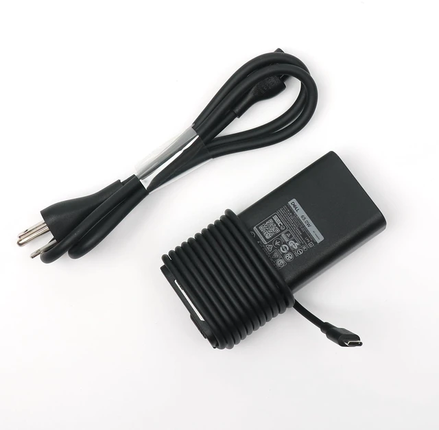 Main image of 65W USB C Laptop Charger,Latitude 7300 7310 7320 7330 7340 7520 7530 AC Adapter with 3ft Power Cord, Black, HA65NM190