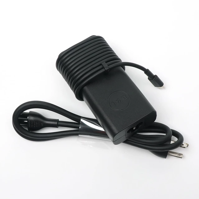 Alt view image 3 of 7 - 65W USB C Laptop Charger,Latitude 7300 7310 7320 7330 7340 7520 7530 AC Adapter with 3ft Power Cord, Black, HA65NM190